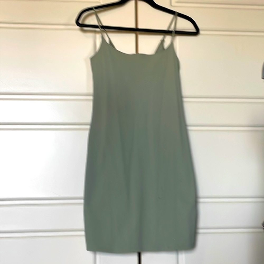 Abercrombie and Fitch soft collection ribbed body-con dress